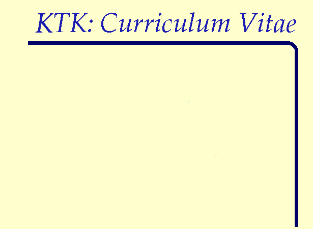 Kevin T. Keith: CV